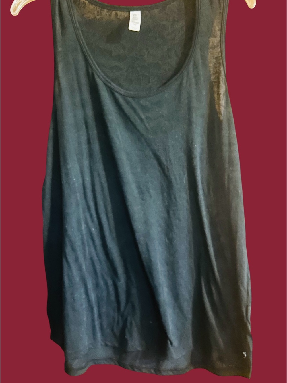 Marika Black Sleeveless Women’s Tank Top see through xxl